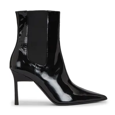 Calvin Klein Stiefeletten Geo Stiletto Chelsea Boot 90-Pat HW0HW01809 Schwarz