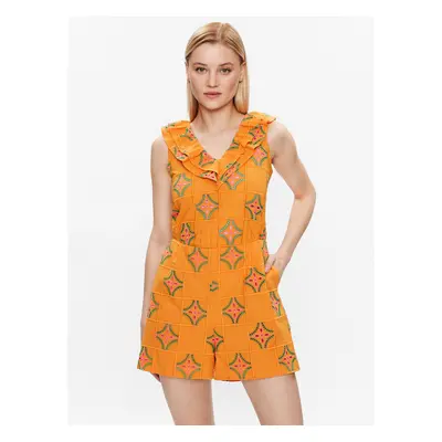 NAF NAF Jumpsuit Lilia XEND13 Orange Regular Fit