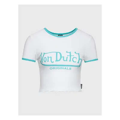 Von Dutch T-Shirt Ami 6230070 Weiß Regular Fit