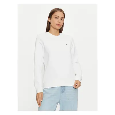 Tommy Jeans Sweatshirt DW0DW19959 Weiß Regular Fit