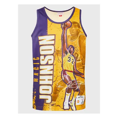 Mitchell & Ness Tank-Top TNMK5010 Gelb Regular Fit