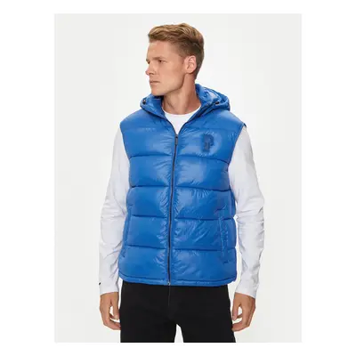 KARL LAGERFELD Weste Vest 505091 543590 Blau Regular Fit