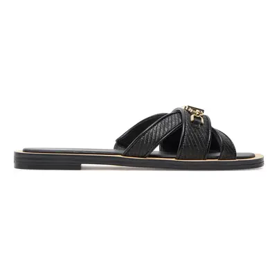 MICHAEL Michael Kors Pantoletten Tiffanie Flat Slide 40S4TFFS1D Schwarz