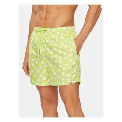 United Colors Of Benetton Badeshorts 54MX6X00R Grün Regular Fit