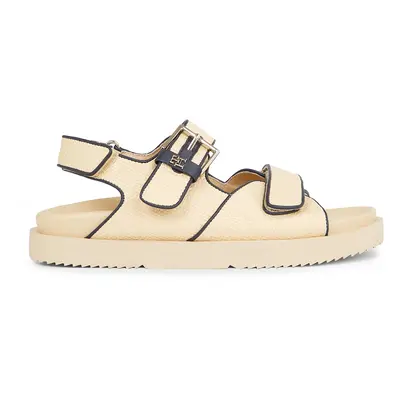 Tommy Hilfiger Sandalen Rafia Sporty Sandal FW0FW07896 Beige