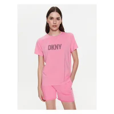 DKNY Sport T-Shirt DP2T6749 Rosa Classic Fit