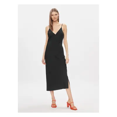 Calvin Klein Sommerkleid K20K206776 Schwarz Regular Fit