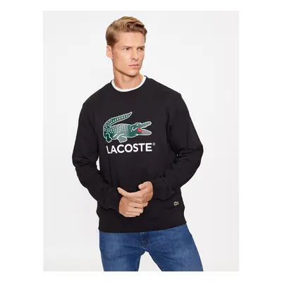 Lacoste Sweatshirt SH1281 Schwarz Classic Fit