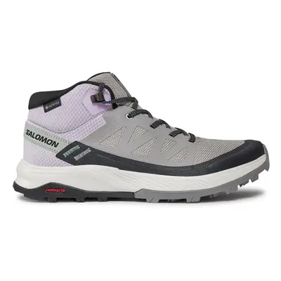 Salomon Trekkingschuhe Outrise Mid GORE-TEX L47160600 Schwarz