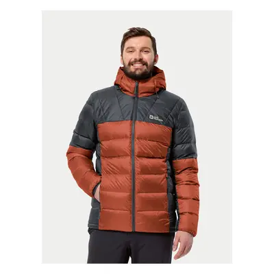 Jack Wolfskin Daunenjacke Nebelhorn Down Hoody 1207141 Rot Regular Fit