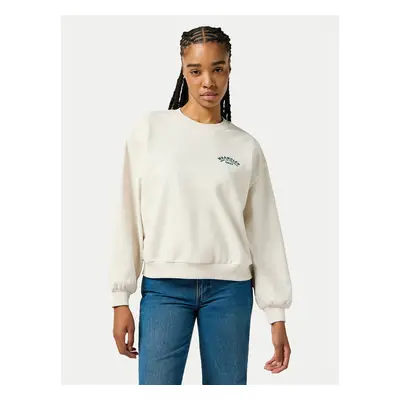 Wrangler Sweatshirt 112356457 Écru Oversize