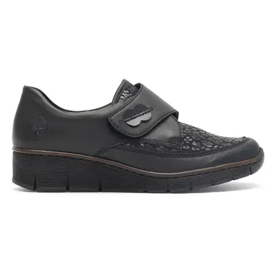 Rieker Halbschuhe 537C0-00 Schwarz