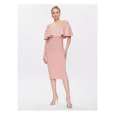 Pinko Coctailkleid La Carlota 100034 A0GI Rosa Regular Fit