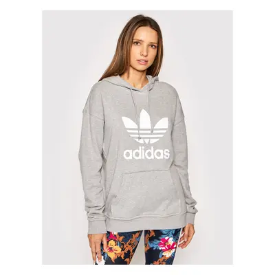 Adidas Sweatshirt adicolor Trefoil H33589 Grau Relaxed Fit