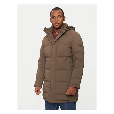 Hechter Paris Daunenjacke 45017 142205 Khakifarben Regular Fit