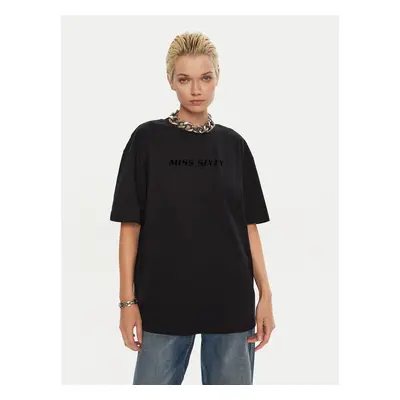 Miss Sixty T-Shirt 6L2SJ2120000 Schwarz Relaxed Fit