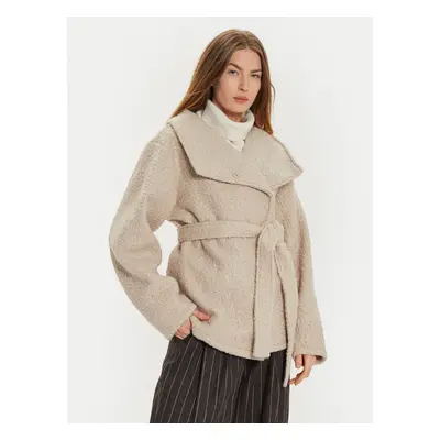 Gina Tricot Wintermantel 24039 Beige Oversize