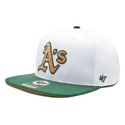 47 Brand Cap MLB Oakland Athletics Corkscrew 47 CAPTAIN B-CORKS18WBP-WH Weiß