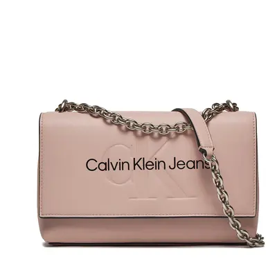 Calvin Klein Jeans Handtasche Sculpted Ew Flap Conv25 Mono K60K611866 Rosa