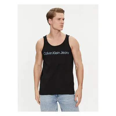 Calvin Klein Jeans Tank-Top Institutional Logo J30J323099 Schwarz Regular Fit