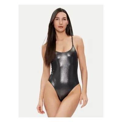 Calvin Klein Swimwear Badeanzug KW0KW02255 Schwarz