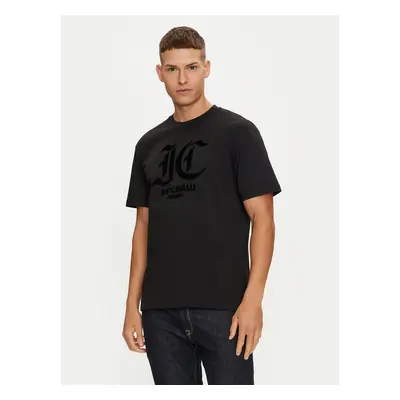 Just Cavalli T-Shirt 76OAHC15 Schwarz Regular Fit