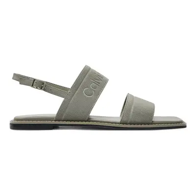 Calvin Klein Sandalen Flat Sandal He HW0HW01990 Grau