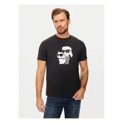 KARL LAGERFELD T-Shirt 755061 544241 Schwarz Regular Fit