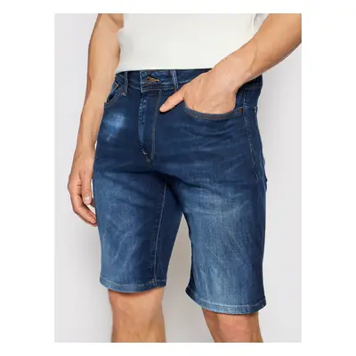 Pepe Jeans Jeansshorts Stanley PM800854 Dunkelblau Taper Fit