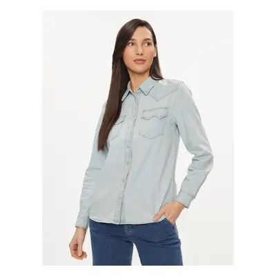 United Colors Of Benetton Jeanshemd 5RZKDQ06T Dunkelblau Regular Fit