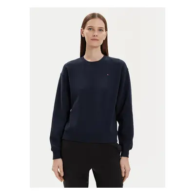 Tommy Hilfiger Sweatshirt Flag WW0WW41246 Dunkelblau Relaxed Fit