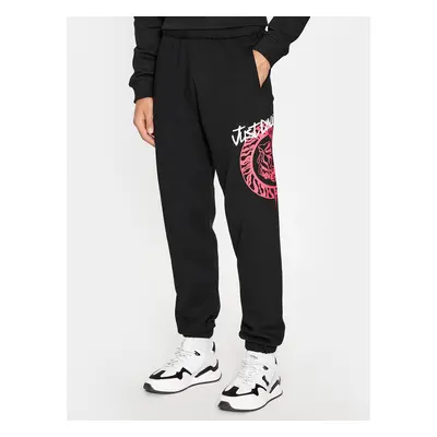 Just Cavalli Jogginghose 75OAAG02 Schwarz Regular Fit