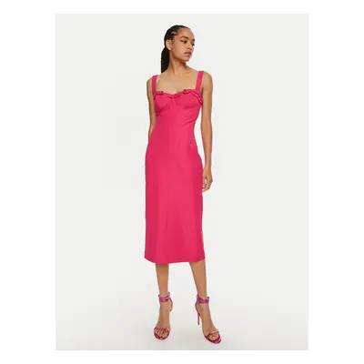 Versace Jeans Couture Coctailkleid 77HAO935 Rosa Slim Fit