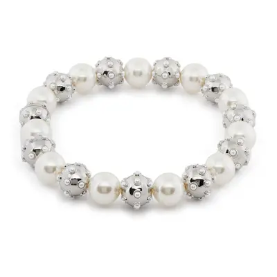 Marc Jacobs Halskette Pearl Dot Statement Neklace 2R3JNC001J52 Silberfarben