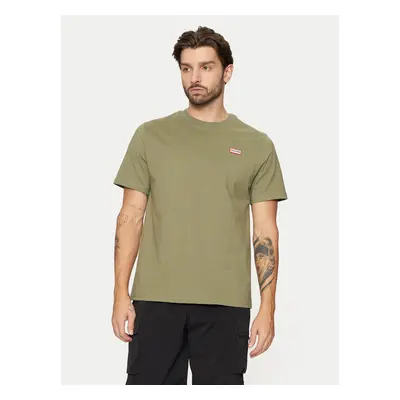 Hunter T-Shirt Alvin HARM0039242 Khakifarben Regular Fit