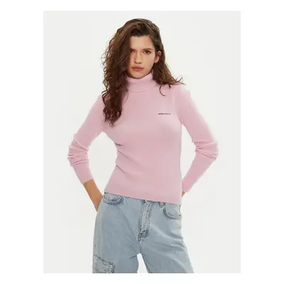 Miss Sixty Rollkragenpullover 6L3RJ7311000 Rosa Regular Fit