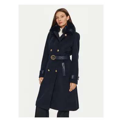 Guess Wintermantel Amelia W4BL46 WGKI2 Dunkelblau Regular Fit