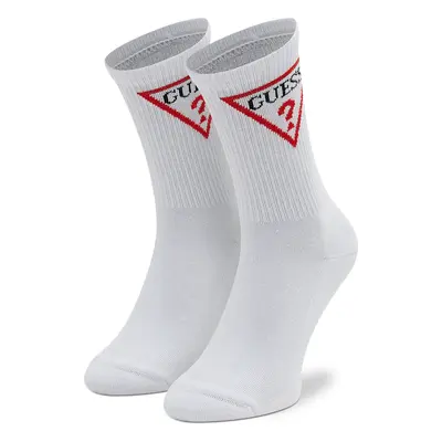 Guess Hohe Damensocken Ellen Sport Socks V2GZ00 ZZ00I r.OS Weiß