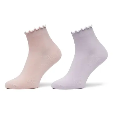 Aldo 2er-Set hohe Damensocken Frilluxe 13939707 Rosa