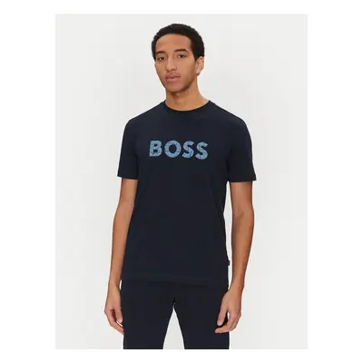 BOSS T-Shirt 50534923 Dunkelblau Slim Fit