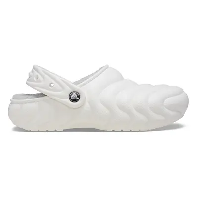 Crocs Pantoletten Classic Lined Overpuff Clog 210059 Weiß