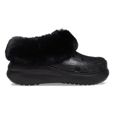Crocs Hausschuhe Crocs Furever Crush Crystal Glitter 208974 Schwarz