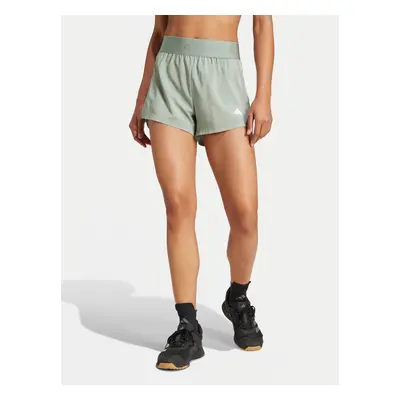 Adidas Sportshorts Hyperglam Woven JC7392 Grün Regular Fit
