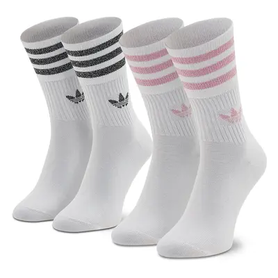 Adidas Hohe Unisex-Socken Mid Cut Glt Sck HK0301 Weiß
