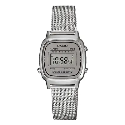 Casio Uhr Vintage LA670WEM-7EF Silberfarben