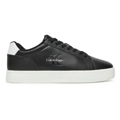 Calvin Klein Jeans Sneakers Classic Cupsole Mono Lth YM0YM01369 Schwarz
