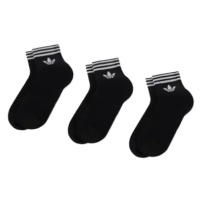 Adidas 3er-Set niedrige Unisex-Socken Tref Ank Sck Hc EE1151 Schwarz