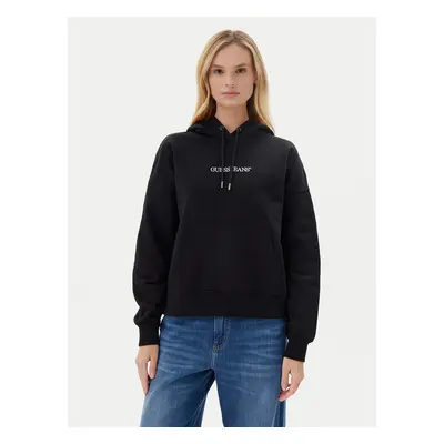 Guess Jeans Sweatshirt W5RQ27 K68I4 Schwarz Oversize