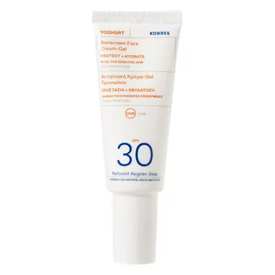 Korres Yoghurt Sonnencreme-Gel für das Gesicht SPF 30 40 ml