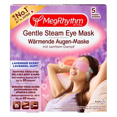 MegRhythm Wärmende Augen-Masken - Lavendel-Duft - 5 Stk.